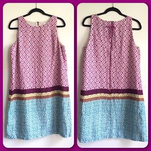 Ann Taylor Loft (Size 14) Shift Dress 100% Linen